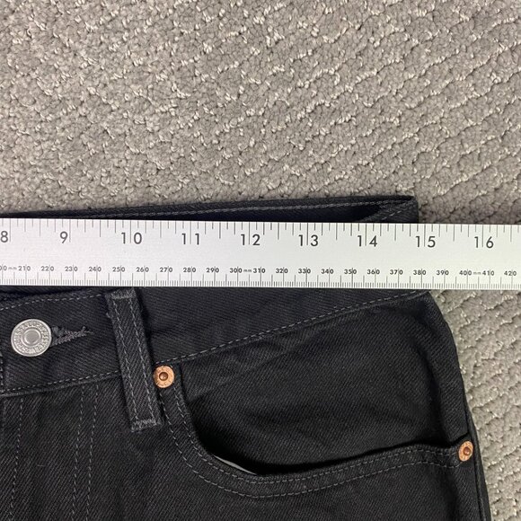 NWOT Vintage Y2K Levi's 505 Regular Fit Jeans Men's 31 x 34 Fits 30 x 32 Black - Picture 10 of 14
